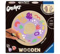 Ravensburger CreArt-Dipingere con i Numeri, 25920, Pittura su Legno: Correnti Floreali, dai 12 Anni