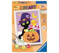 Ravensburger CreArt-Dipingere con i Numeri, 25885, Soggetto: Dolcetto o Scherzetto-dai 7 Anni