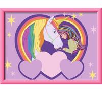 Ravensburger CreArt, Dipingere con i Numeri per Bambini Unicorn Academy - Sophia & Wildstar
