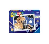 Ravensburger - CreArt E Series: Starry Sky, Paint by Number Kit, Contains a Pre-