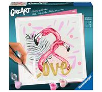 Ravensburger- CreArt-Carre-Love Tempo Libero Creativo, Colore Dorato, Taglia Unica, 29029