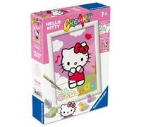 Ravensburger creart - hello kitty - gioco creativo per piccoli artisti, 7+ anni