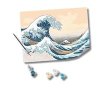 Ravensburger - CreArt Hokusai The Great Wave, Kit Dipingere Per Adulti