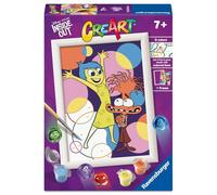Ravensburger - CreArt Serie E: Inside Out, Dipingere con i Numeri, Kit Pittura Bambini, Cornice Inclusa, Gioco Educativo e Creativo, Idea Regalo Bambini 7+ Anni, 13x18 cm