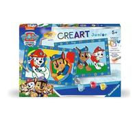 Ravensburger - CreArt Junior - Numero d'arte - Pat'Patrol - Kit di pittura con numeri - da 5 anni - 25778