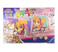 Ravensburger - CreArt Junior: Skye & Liberty, Dipingere con i Numeri per Bambini 5+ Anni, Kit Pittura con 2 Tavole, Pennello e Colori Inclusi, 32 x 22 cm, Idee Regalo per Bambini 5 Anni