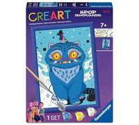 Ravensburger - CreArt: K-Pop Demon Hunters: Derpy & Sussie, Dipingere con i Numeri per Bambini 9+ Anni, Kit Pittura con Pennello e Colori Inclusi, 18,30 x 25 cm, Idee Regalo per Bambini 9 Anni
