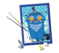 Ravensburger - CreArt K Pop Demon Hunters Derpy & Sussie, Kit Pittura | Dipingere con i numeri K Pop Demon Hunters con Derpy & Sussie. Kit creativo con pennello e colori, per bambini dai 9 anni.