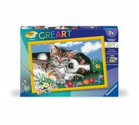 Ravensburger - CreArt Kids 31 x 21 cm - Art Number - A Beautiful Friendship - Kit per dipingere con i numeri - A partire dai 7 anni - 25848