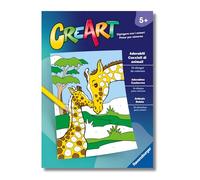 Ravensburger - CreArt: Libro da Colorare, Adorabili Cuccioli di animali, Bambini 5 anni, dipingere con i numeri, giochi educativi e di viaggio