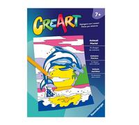 Ravensburger CreArt Libro da Colorare Animali del mare 7 anni+ dipingere con i numeri
