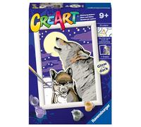 Ravensburger - CreArt Lupi, Kit dipingere con i numeri bambini 9+ anni