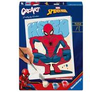 Ravensburger CreArt, Malen Nach Zahlen Adults Trend Marvel der ultimative Spider-Man - Held der Nachbarschaft