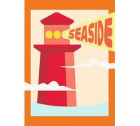 Ravensburger- CreArt Malen Nach Zahlen Faro sulla Spiaggia 23899-Dipingere con i Numeri, Lighthouse by The Sea, dai 12 Anni in su, Colore Blu, Bianco, Medio, 23899