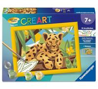 Ravensburger CreArt, Malen Nach Zahlen Kinder - Baby Leopard