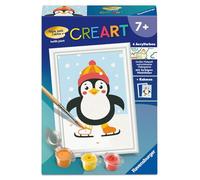 Ravensburger CreArt, Malen Nach Zahlen Kinder - Pinguin im Schnee