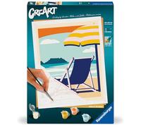 Ravensburger - CreArt Trend C, Ora di Relax, Dipingere con i Numeri, Kit Pittura, Idea Regalo Donna o Uomo, 14+ Anni, 24x30 cm