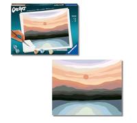 Creart Minimalist Landscape 24x30 cm - Dipinto per numero 12 anni Ravensburger - 23515