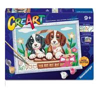Ravensburger Creart Pic Nic Con i Cuccioli Set per Dipingere Bambini 9+