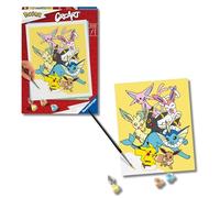 Ravensburger - CreArt Pokémon Leggendari, Kit dipingere con i numeri adulti