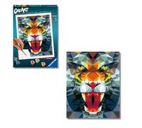 Ravensburger Creart Tiger Polygon Multicolor