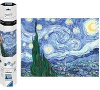 Ravensburger - CreArt Premium B Canvas, Van Gogh, Notte Stellata, Dipingere con i Numeri, Kit Pittura, Idea Regalo Donna o Uomo, 14+ Anni, 30x40 cm