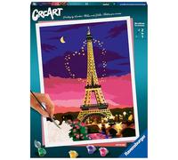 Ravensburger - CreArt Premium B, La Città dell'Amore, Dipingere con i Numeri, Kit Pittura, Entry Level, Idea Regalo Donna o Uomo, 14+ Anni, 30x40 cm