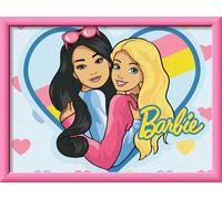 Ravensburger - Creart Serie D Barbie Amiche Per Sempre | Kit Pittura Bambini | Dipingere Con I Numeri Include Tutto Il Necessario | Giochi Bambini 9 Anni O Più | Creart 9 Anni