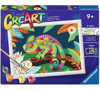 Ravensburger - CreArt Serie D - Camaleonte Variopinto | Kit Pittura Bambini | Dimensione Di 25 x 18,30 | Giochi Bambina 9 Anni | Paint By Numbers | Idee Regalo | Regalo Bambino 9 Anni