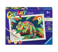 Ravensburger - CreArt Serie D - Camaleonte Variopinto | Kit Pittura Bambini | Dimensione Di 25 x 18,30 | Giochi Bambina 9 Anni | Paint By Numbers | Idee Regalo | Regalo Bambino 9 Anni
