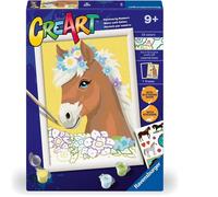 Ravensburger Creart Serie D Cavallo Tra I Fiori Kit Pittura