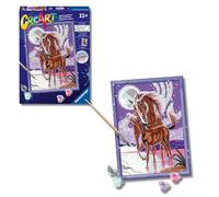 Ravensburger - CreArt Serie D, Super Mario, Dipingere con i Numeri, Kit Pittura Bambini, Cornice Inclusa, Tema Animali, Gioco Educativo, Idea Regalo Bambini 11+ Anni, 24x18 cm