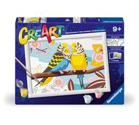 Ravensburger - CreArt Serie D: Gli Inseparabili, Dipingere con i Numeri, Kit Pittura Bambini, Cornice Inclusa, Gioco Educativo e Creativo, Idea Regalo Bambini 9+ Anni, 18x24cm