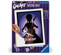 Ravensburger - CreArt Serie Trend D, Wednesday, Dipingere con i Numeri, Kit Pitt