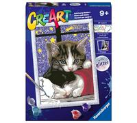 Ravensburger - Creart Serie D Teneri Gattini | Kit Pittura Bambini | Dipingere Con I Numeri Include Tutto Il Necessario | Giochi Bambini 9 Anni O Più | Creart 9 Anni