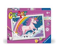Ravensburger Creart Serie D Unicorno Rosa Fluo Kit Pittura