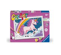 Ravensburger Creart Serie D Unicorno Rosa Fluo Kit Pittura
