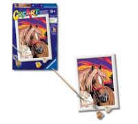 Ravensburger - Creart Serie E Cavallo Romantico | Kit Pittura Bambini | Dipingere Con I Numeri Include Tutto Il Necessario | Giochi Bambini 7 Anni O Più | Creart 7 Anni