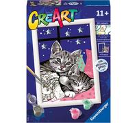 Ravensburger - CreArt Serie E: Dolci Gattini, Kit per Dipingere con i Numeri