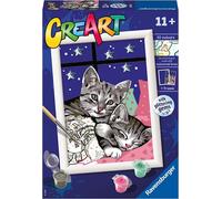 Ravensburger - CreArt Serie E: Dolci Gattini, Kit per Dipingere con i Numeri