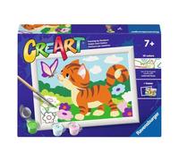 Ravensburger - CreArt Serie E - Gattino curioso | Kit Pittura Bambini | Dimensione Di 14 x 19 | Giochi Bambina 7 Anni | Paint By Numbers | Idee Regalo | Regalo Bambino 7 Anni