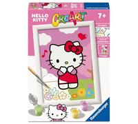 Ravensburger creart - hello kitty - gioco creativo per piccoli artisti, 7+ anni