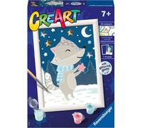Ravensburger CreArt Serie E: Tasso fra le Stelle, Kit per Dipingere con i Numeri