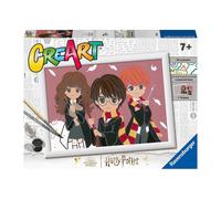 Ravensburger CreArt Serie Harry Potter Il Trio Magico Set per Dipingere 7+