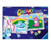 Ravensburger - CreArt Serie Junior, Mostriciattoli, Kit dipingere con i Numeri