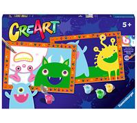 Ravensburger 23557 CreArt Junior Series-Monsters, Multicolour