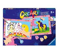 Ravensburger - CreArt Serie Junior, Pony, Kit dipingere con i Numeri