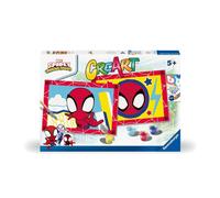Ravensburger – Kit dipingere con i numeri CreArt Serie Junior 2x Spidey – 32x22 cm 5+