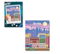 Ravensburger - CreArt Trend C: Berlino, Dipingere con i Numeri, Kit Pittura Adulti, Idea Regalo Donna o Uomo, 14+ Anni, 24x30 cm