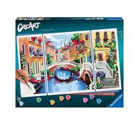 Ravensburger - CreArt Trittico Venetian Dreams, Dipingere Adult